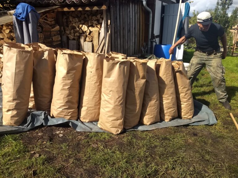 Kohlemeiler beim OGV